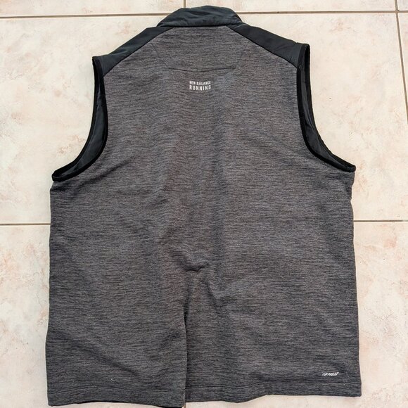 New Balance Running NB Heat Grid Vest / zip up men's size large - Picture 3 of 5